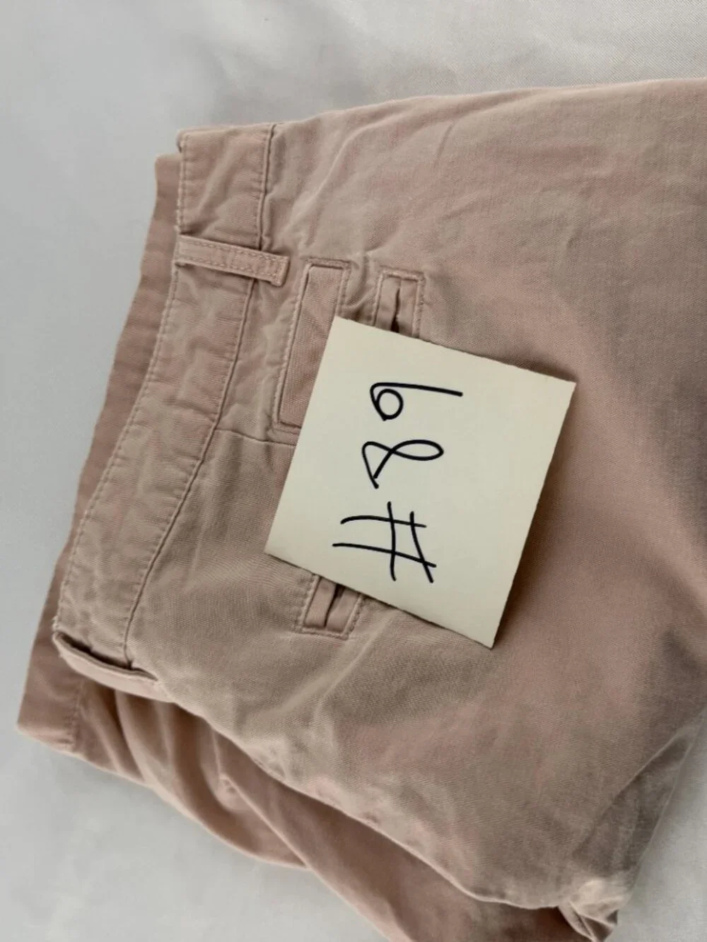 Gap Women's Pink Cotton Mid Rise Casual Bermuda Shorts Size 8 Regular Pockets